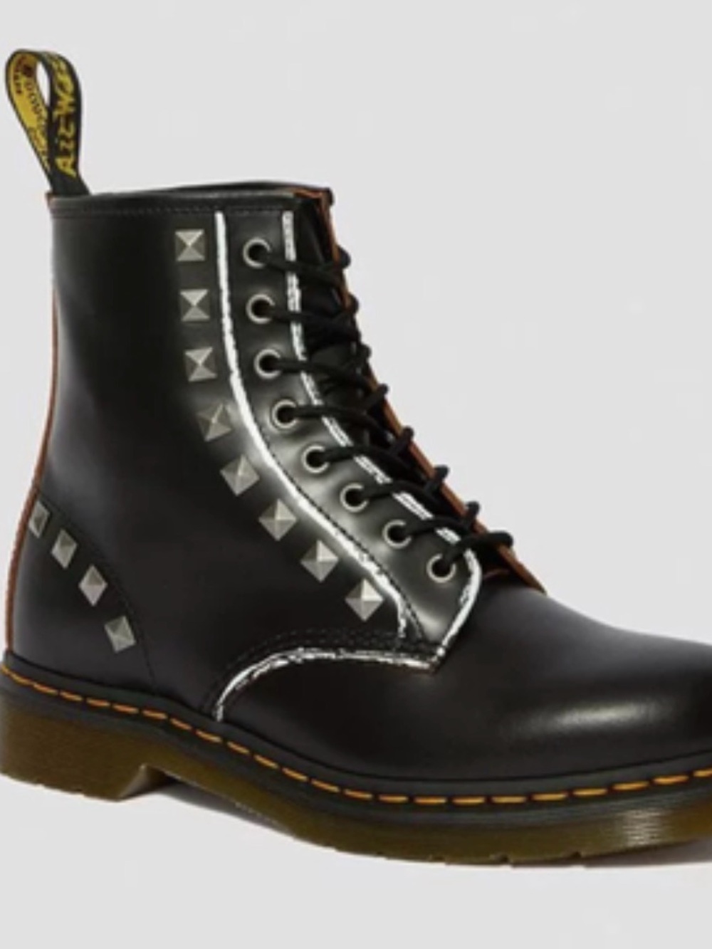 Dr Martens 1460 Stud Leather Ankle Boots 8W